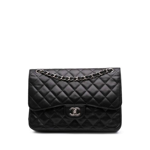 Pre-Loved Chanel Jumbo Classic Caviar Double Flap - Picture 1 of 10